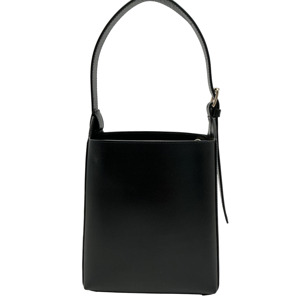 A.P.C. 'Virginie' Black Leather Shoulder Bag