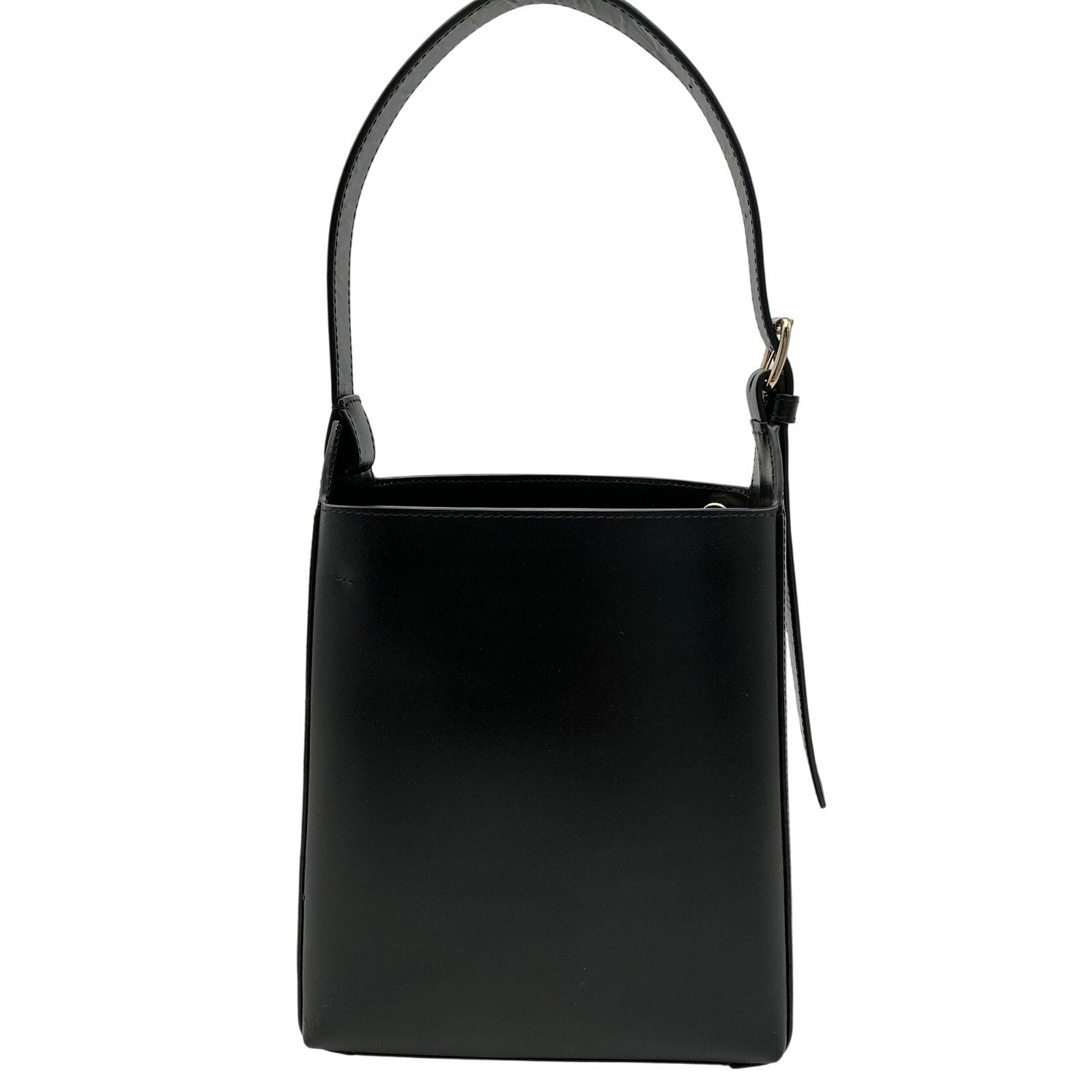 A.P.C. 'Virginie' Black Leather Shoulder Bag