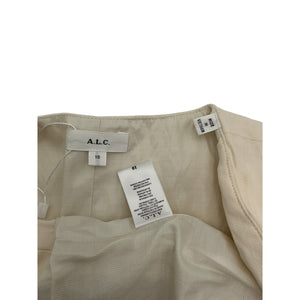 A.L.C. 'Maxwell' Cream Polyester Vest Size 10