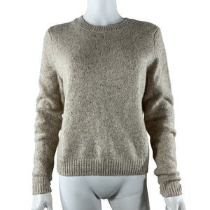 Autumn Cashmere Fringed Mojave Crewneck Sweater Size M
