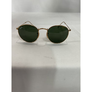 Ray-Ban Round Metal Green Sunglasses Size OS