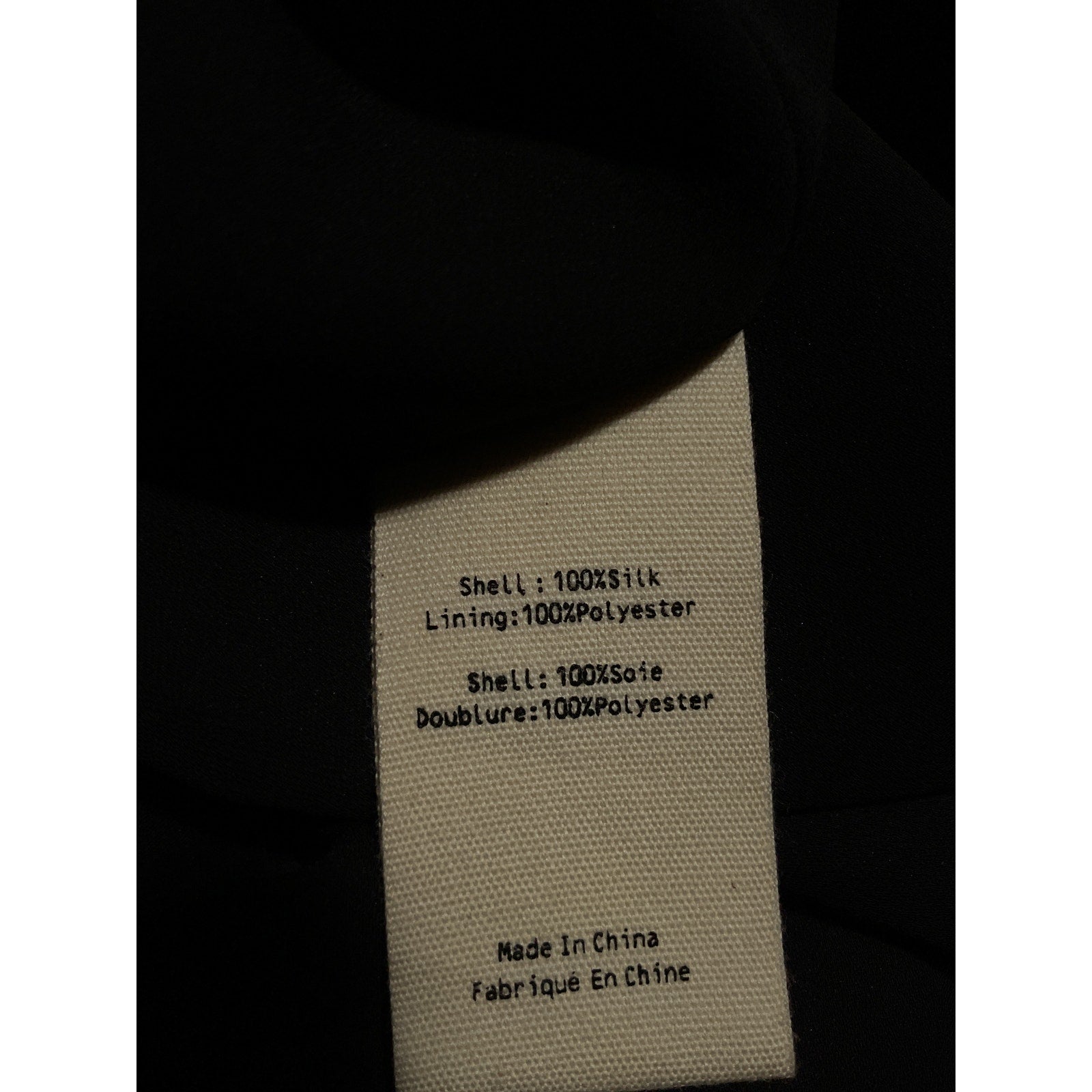 L'Agence 'Moana' Black Asymmetrical Silk V Neck Mini Dress Size 4