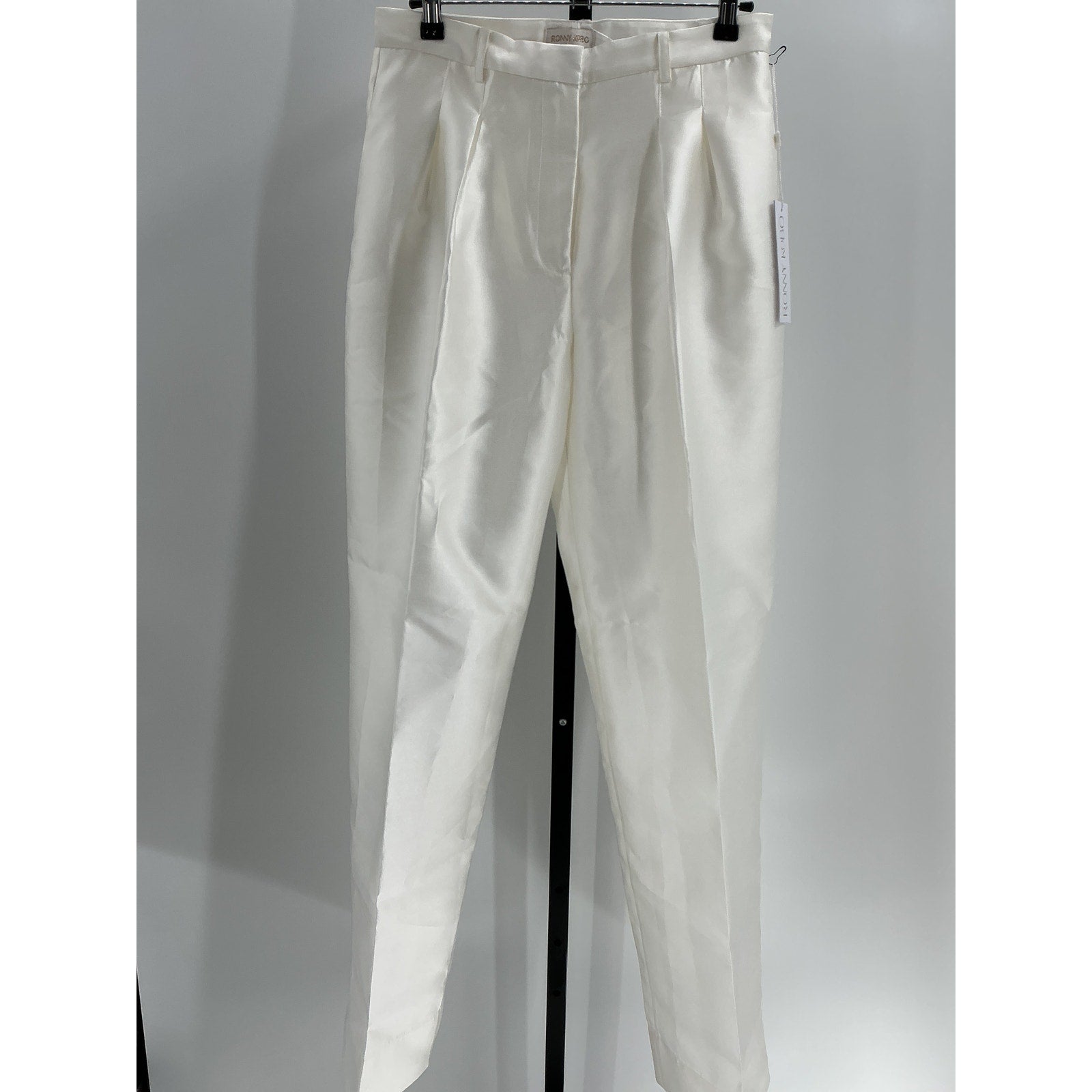 Ronny Kobo 'Carrine' Ivory Polyester Pant Size M