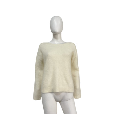 Sézane 'Astride' Cream Wool Jumper Size S
