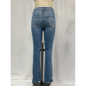Mother High Waisted Rider Blue Cotton Skimp Denim Jean Size 25