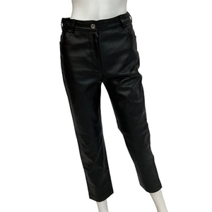 Stella Mccartney Sleek Black Hailey Cropped Trousers Size 36 EU / US 4
