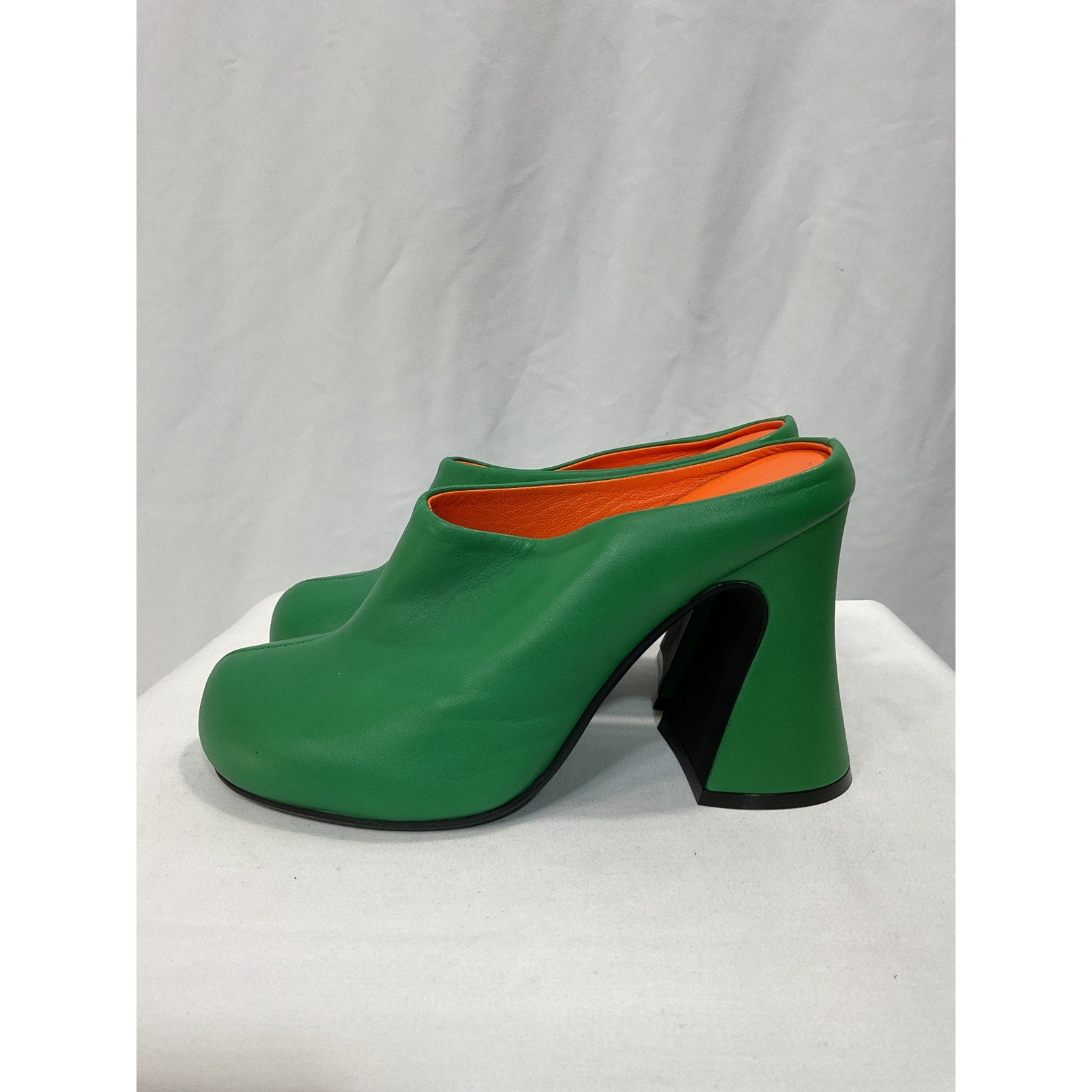 Marni 'Fussbett Sabot' Green Heels Size 10