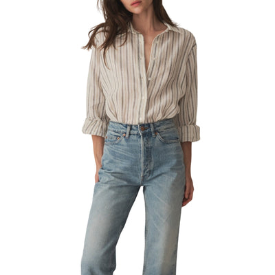 Dôen 'Hava' White Ramie Top Size S