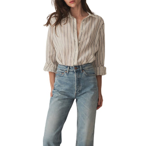 Dôen 'Hava' White Ramie Top Size S