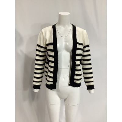 Line & Dot 'Kammi' White Long Sleeve Cardigan Size M