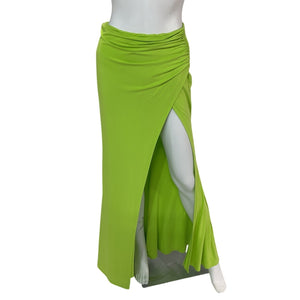 Michael Costello Chic Bright Green Zendaya Skirt Size S