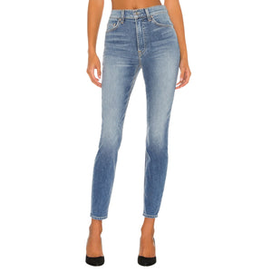 Grlfrnd High Rise Stretch Skinny Blue Kendall Denim Jeans Size 23