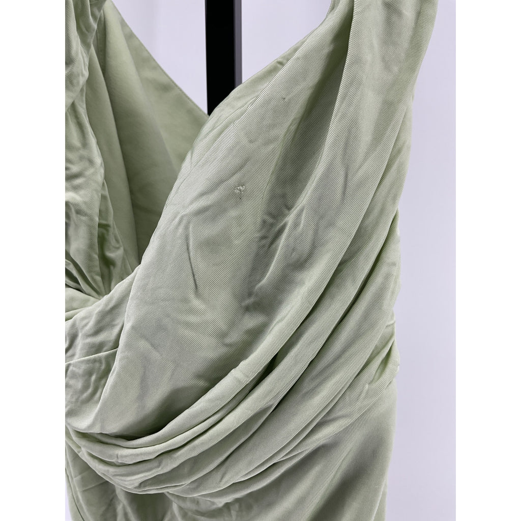 Michael Costello 'Elyse' Green Midi Dress Size L