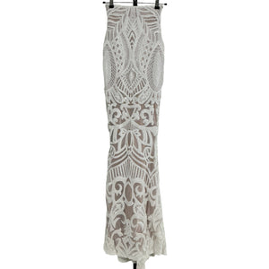 Nookie Embellished White Mon Cherie Skirt Size XS