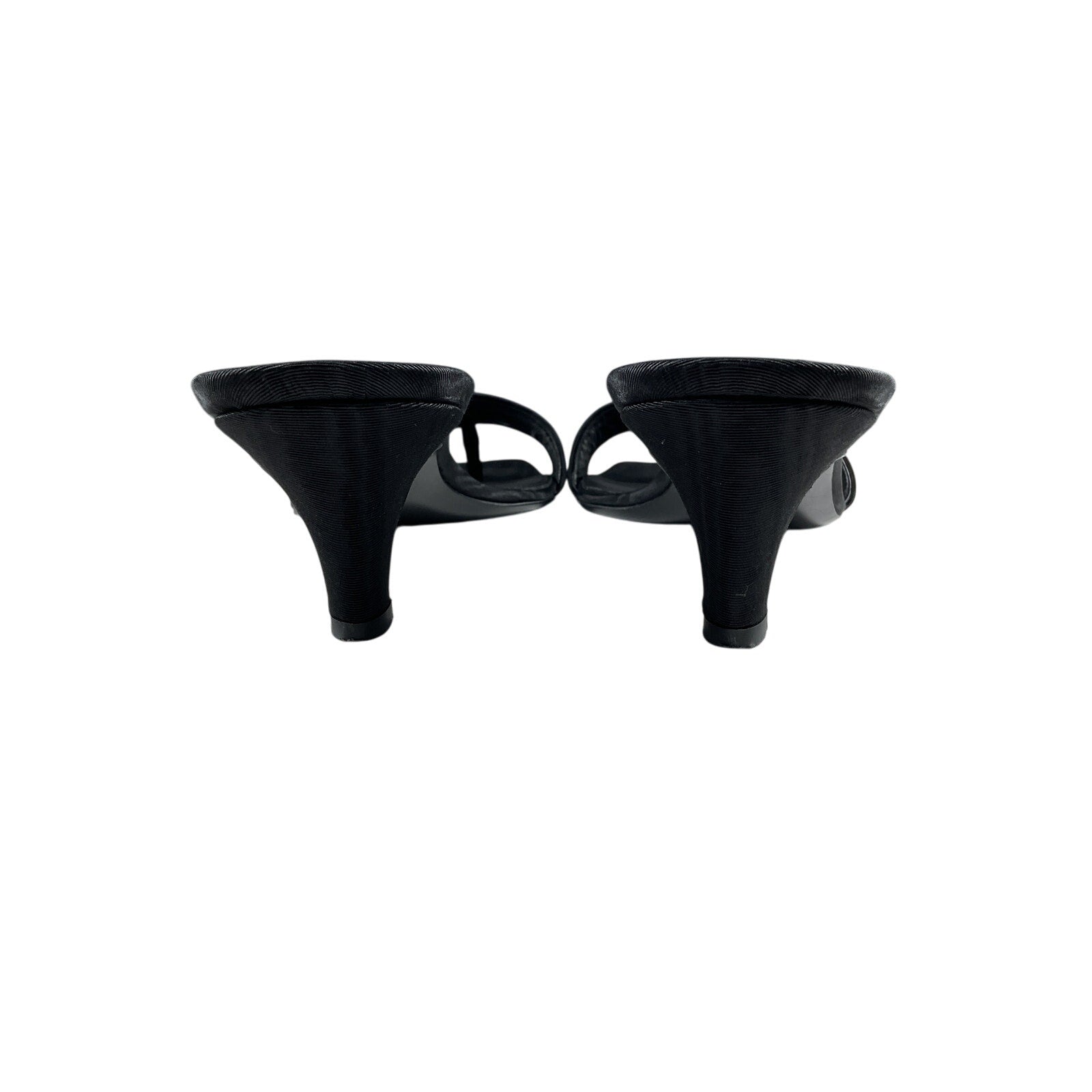 Toteme 'Moire' Black Mules Size 8