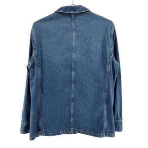 Anine Bing Denim Arctic Blue Alden Jacket Size M