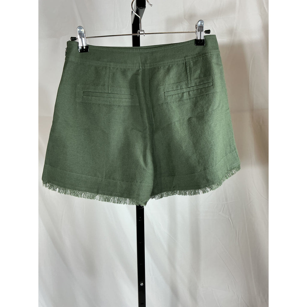Simkhai 'Dax' Green Linen Short Size S