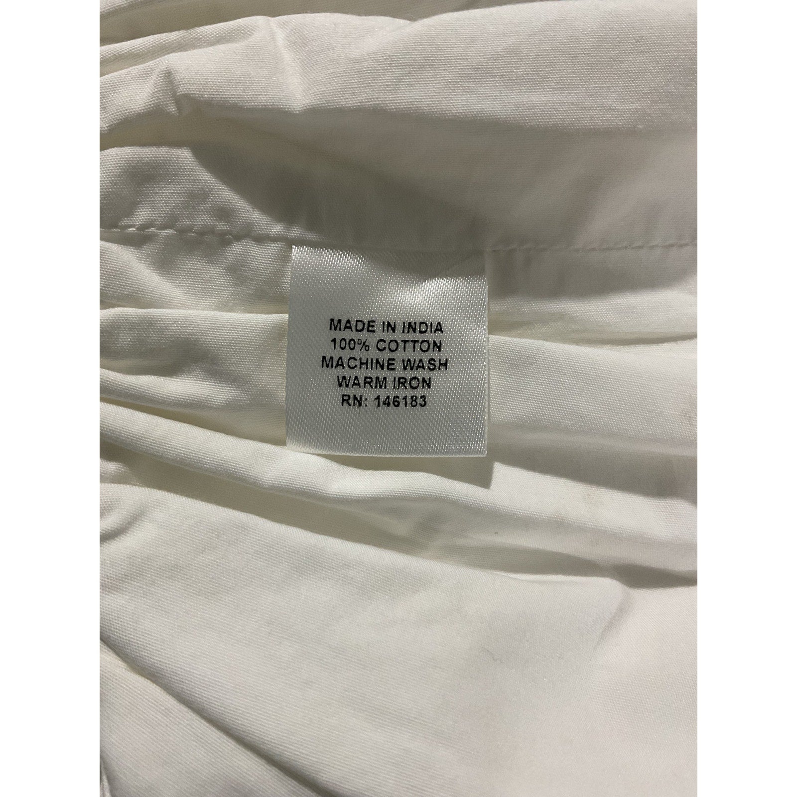 Azeeza 'Winston' White Cotton Top Size S