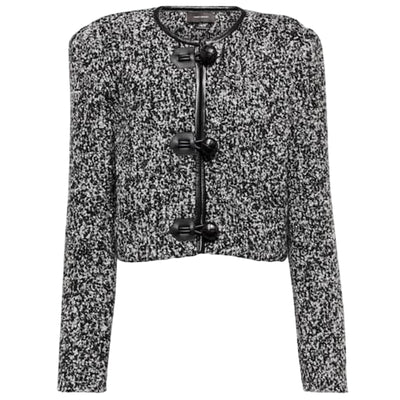 Isabel Marant Textured Black Gradilia Jacket Size 44 EU / US 12