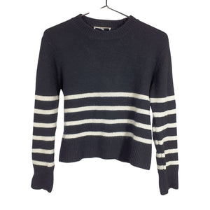 Frame Clean Black Cashmere Crewneck Sweater Size S / P