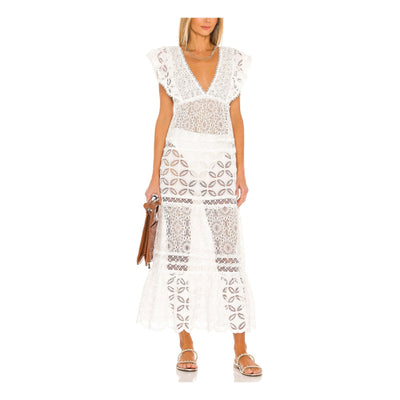 Waimari Lace Cream Nicole Dress Size S