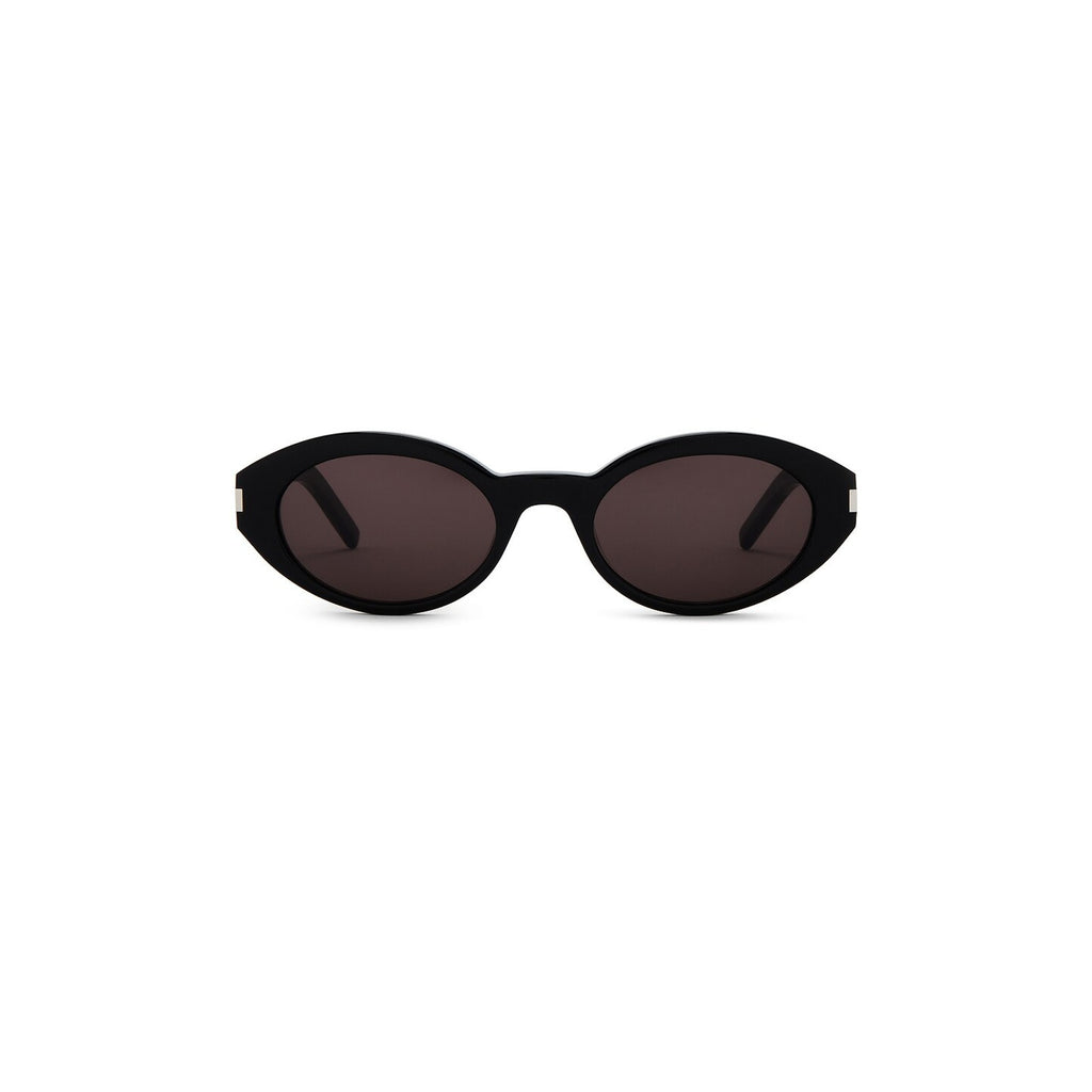 Saint Laurent Oval Black Sunglasses Size OS