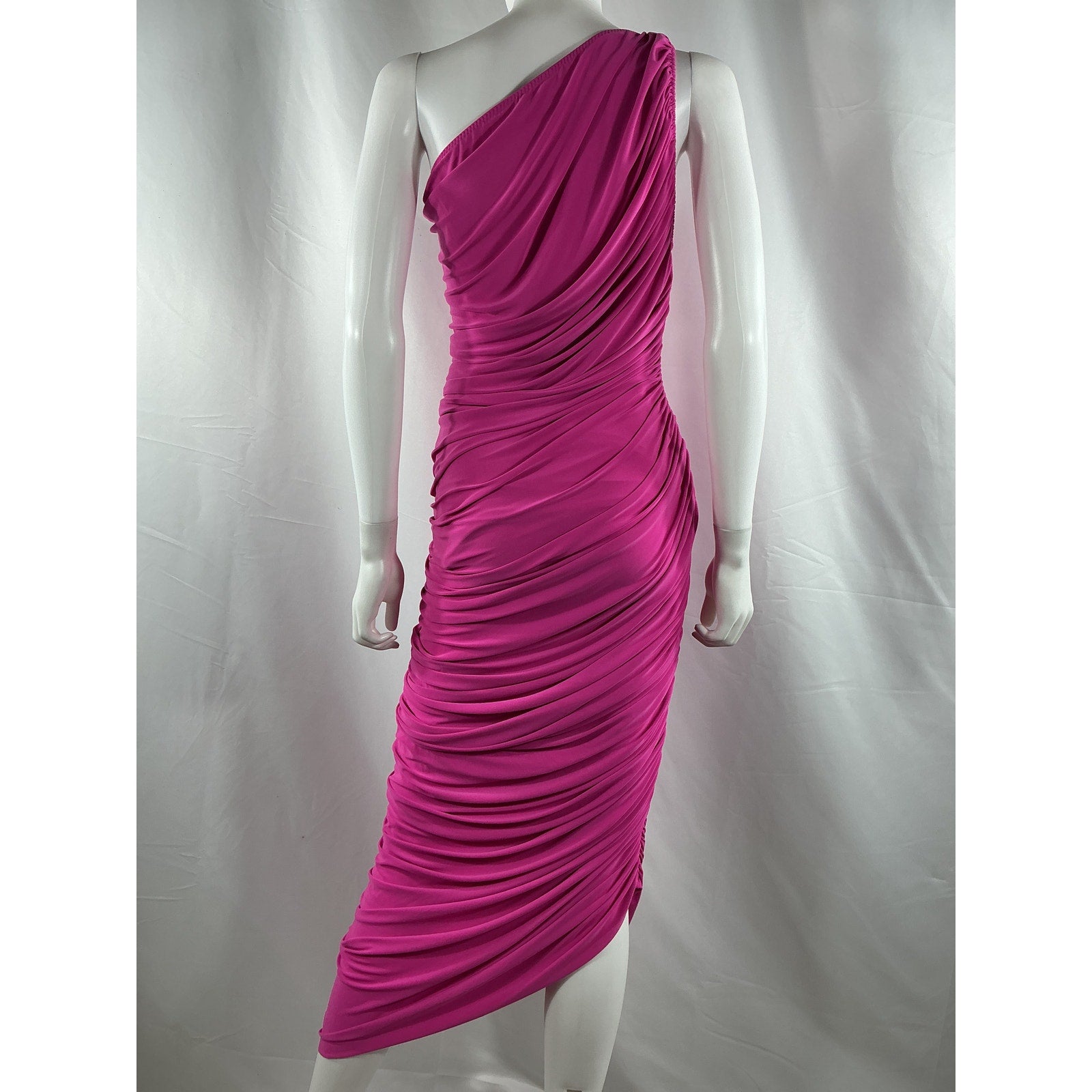 Norma Kamali X Revolve 'Diana' Pink Poly Gown Size L