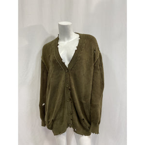 Ser.O.Ya 'Ari' Green Cotton Cardigan Size XXS