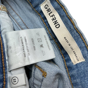 Grlfrnd High Rise Blue Kendall Denim Jeans Size 23