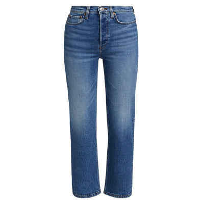 Re/Done Classic Blue 70s Stove Pipe Denim Jeans Size 27