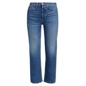 Re/Done Classic Blue 70s Stove Pipe Denim Jeans Size 27