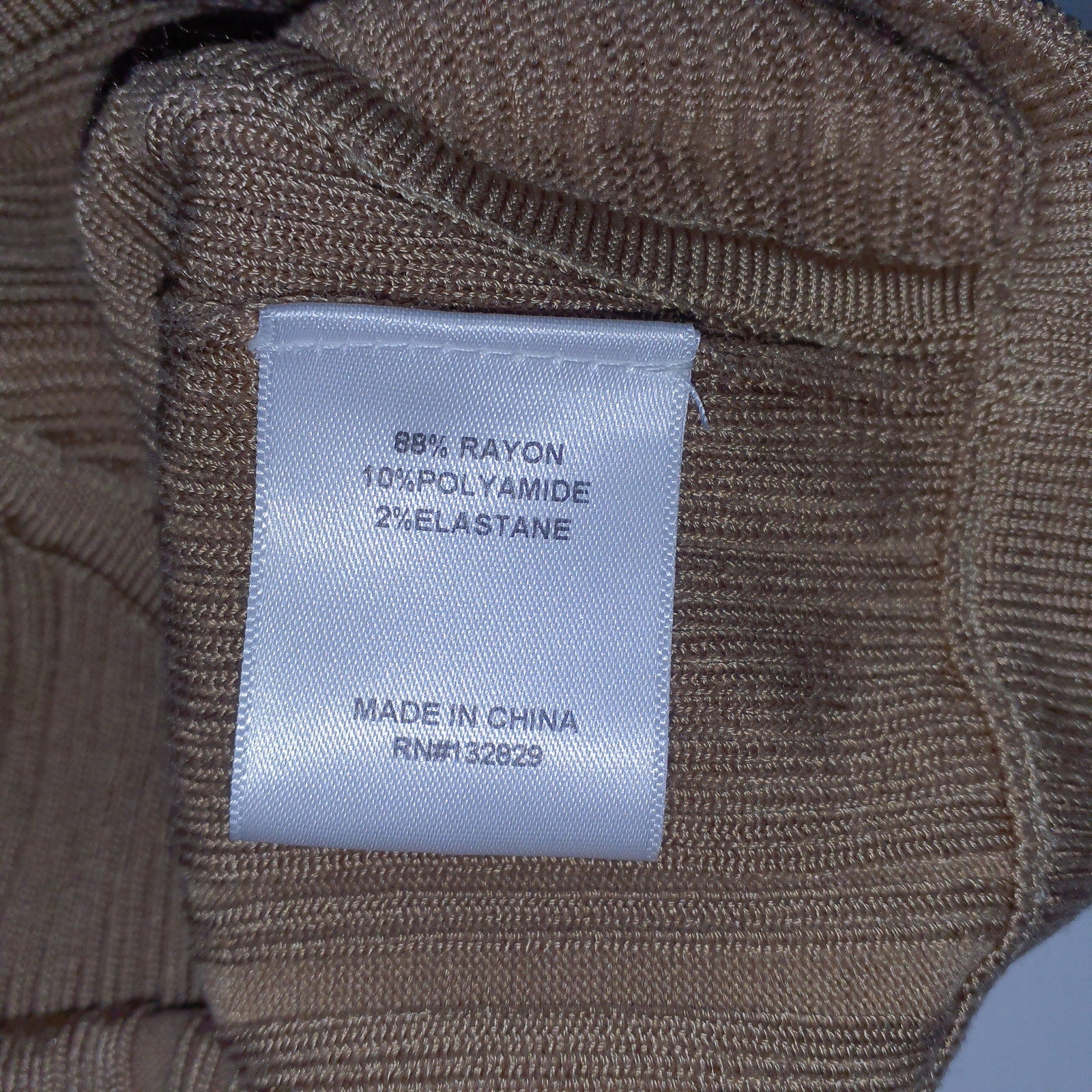 Michael Costello x Revolve 'Kadri' Tan Top Size S