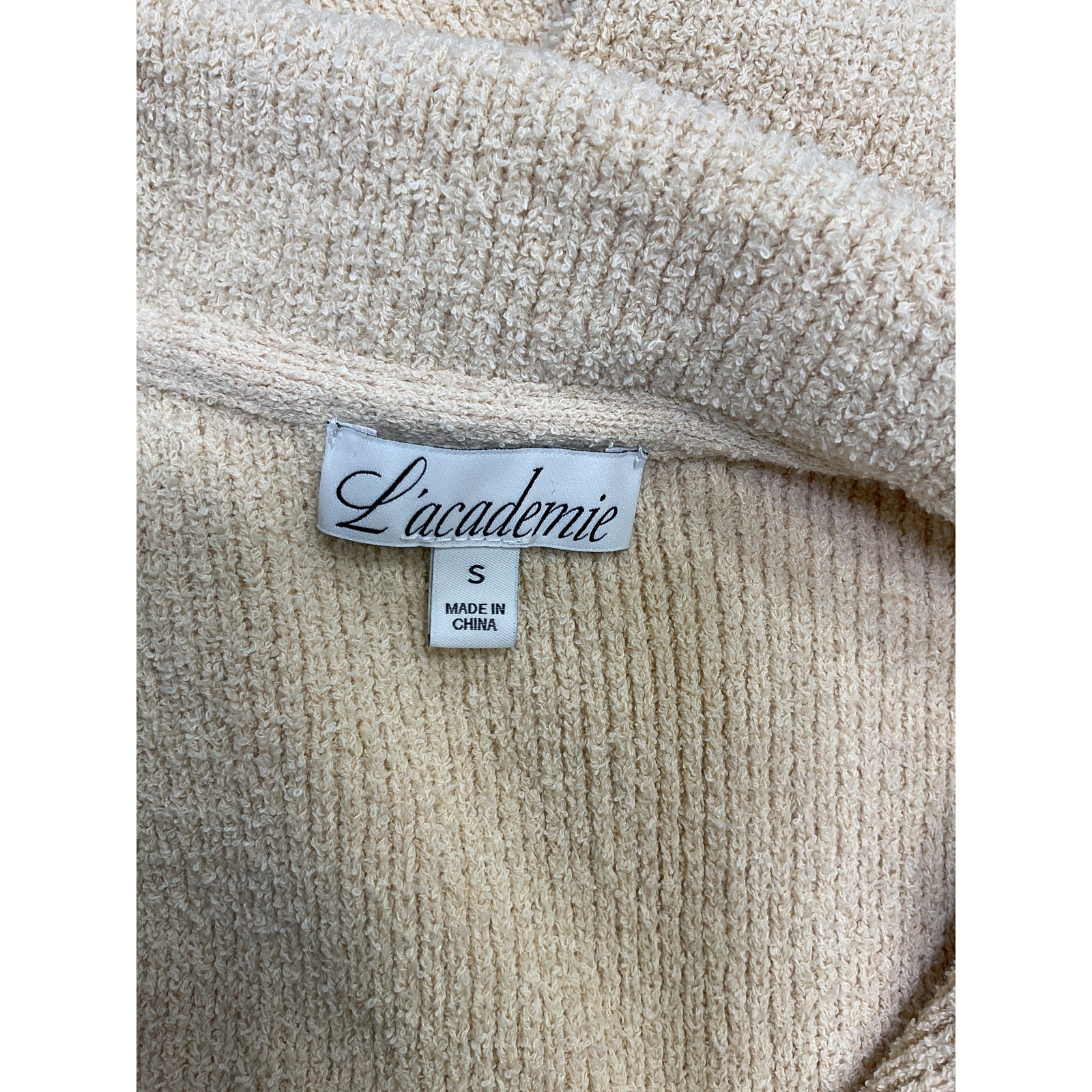 L'Academie By Marianna Beige 'Elektra' Vest Size S