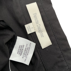 Favorite Daughter Relaxed Black Ex-Boyfriend Shirt Size S