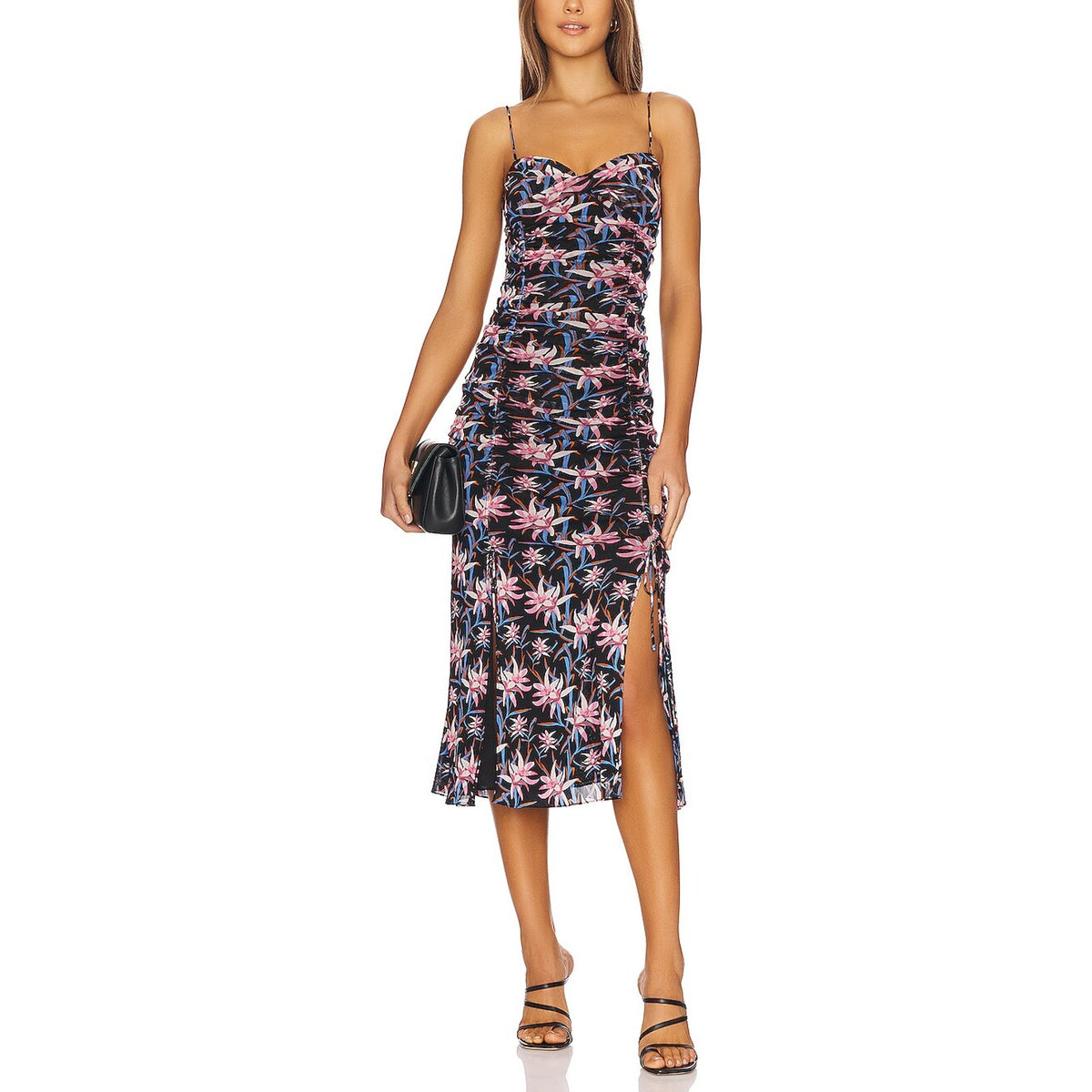 Diane Von Furstenberg Elegant Harlow Small Black Lester Dress Size XS