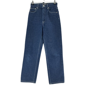 Eb Denim Classic Blue High Rise Straight Denim Jeans Size 24