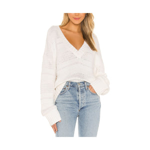 House Of Harlow 1960 'Conor' White Cotton Sweater Size XS