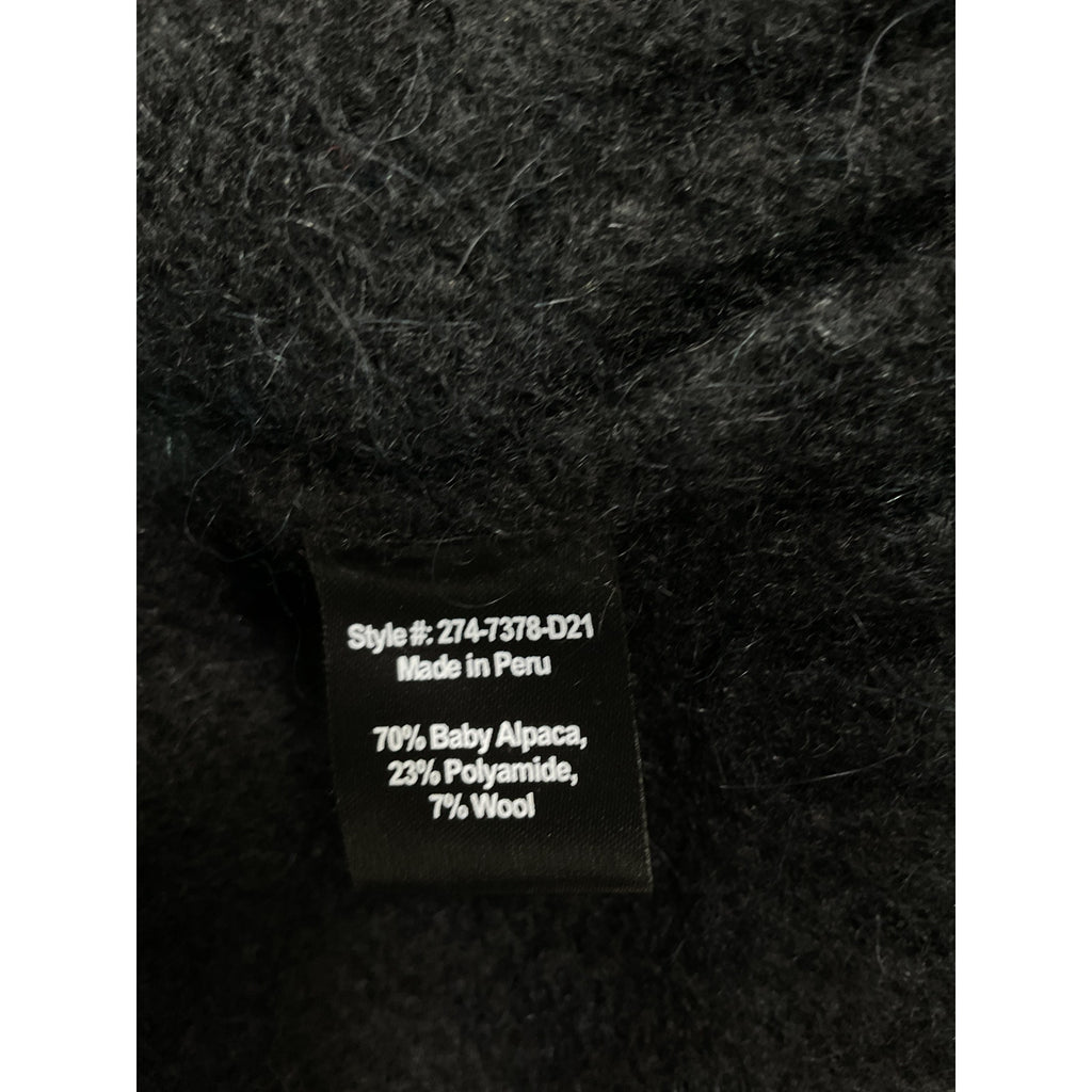 Jenni Kayne 'Alpaca' Black Coccon Crewneck Sweater Size S