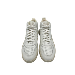 Veja 'V-15' White Leather Mid Sneaker Size 8