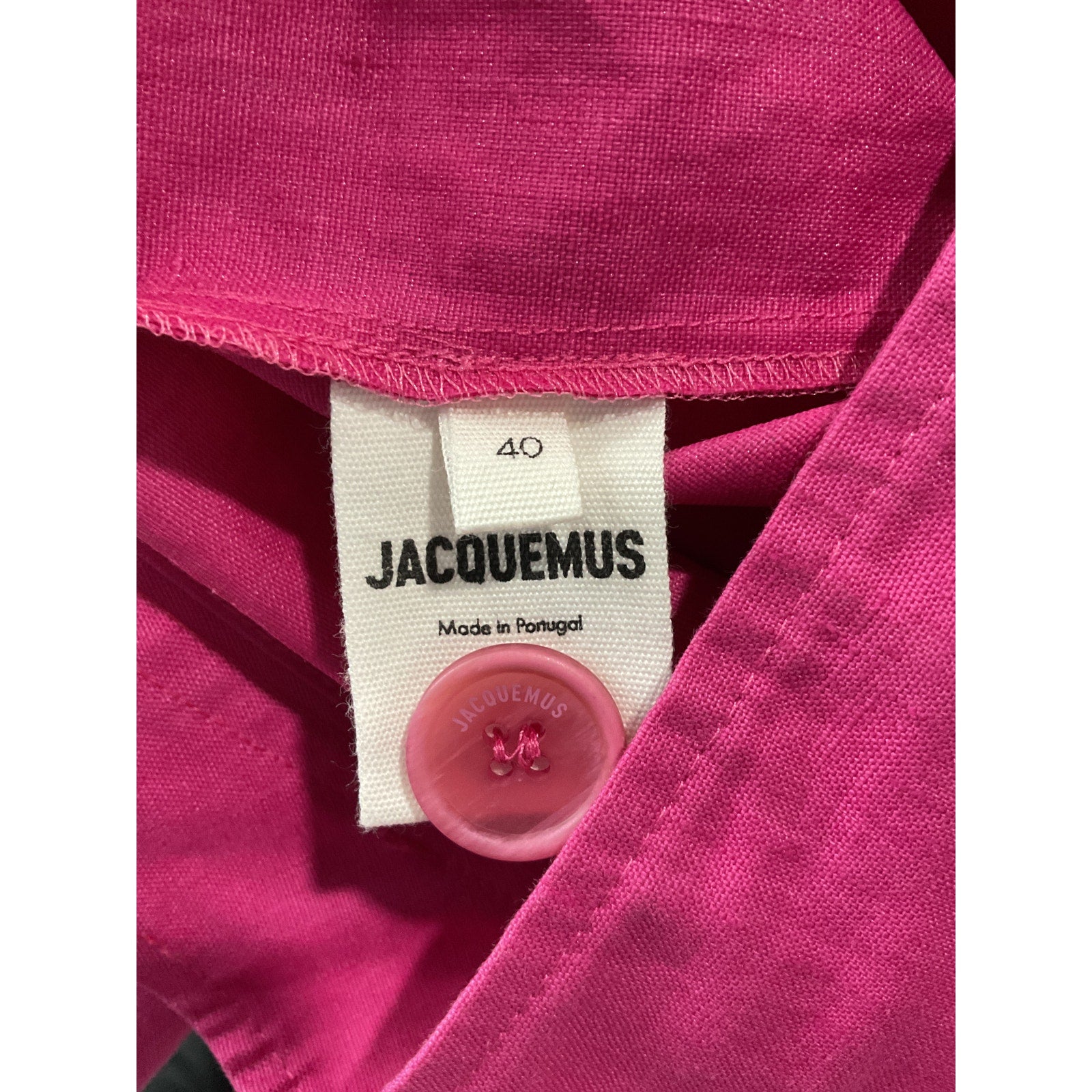 Jacquemus 'Terra' Pink Linen Layered Maxi Skirt Size 40 - NWT