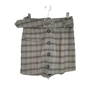For Love & Lemons Plaid Multicolor Kym Mini Skirt Size M
