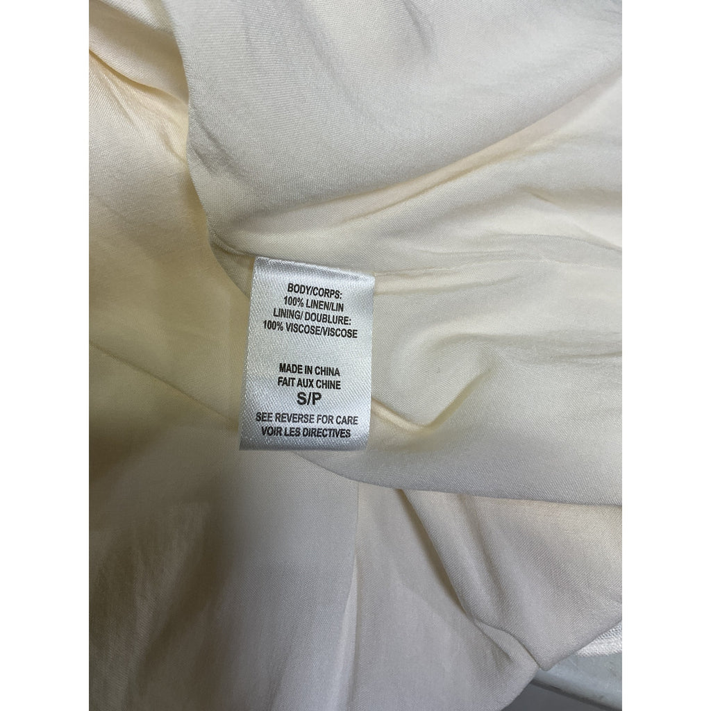 Cami Nyc 'Tilney' White Linen Midi-Dress Size S