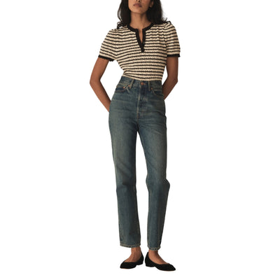 Dôen 'Brandie' Beige Cotton Top Size S