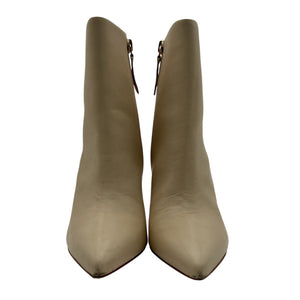 Schutz Sleek Beige Mikki Ankle Boots Size 5B