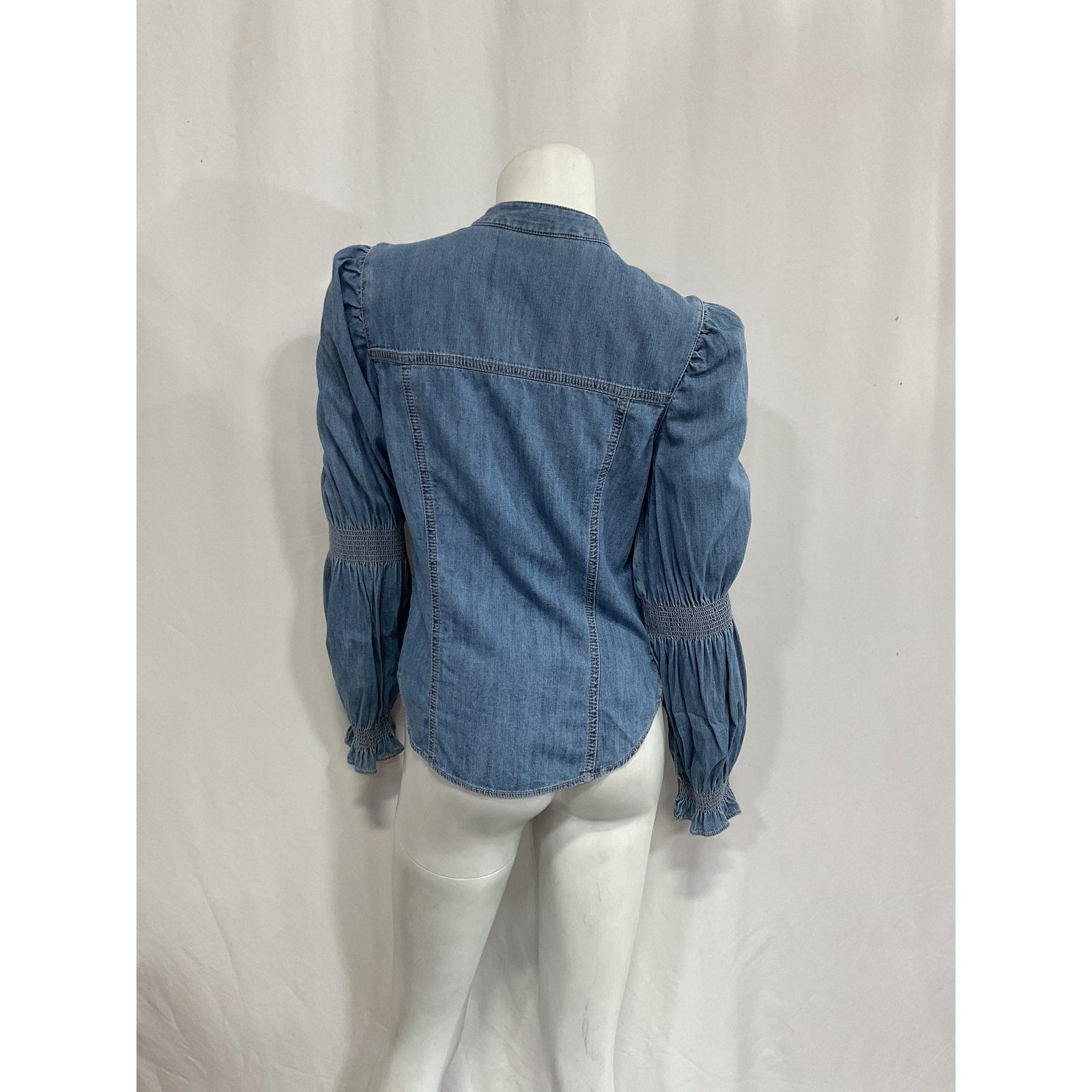 Veronica Beard 'Dalton' Blue Top Size 0