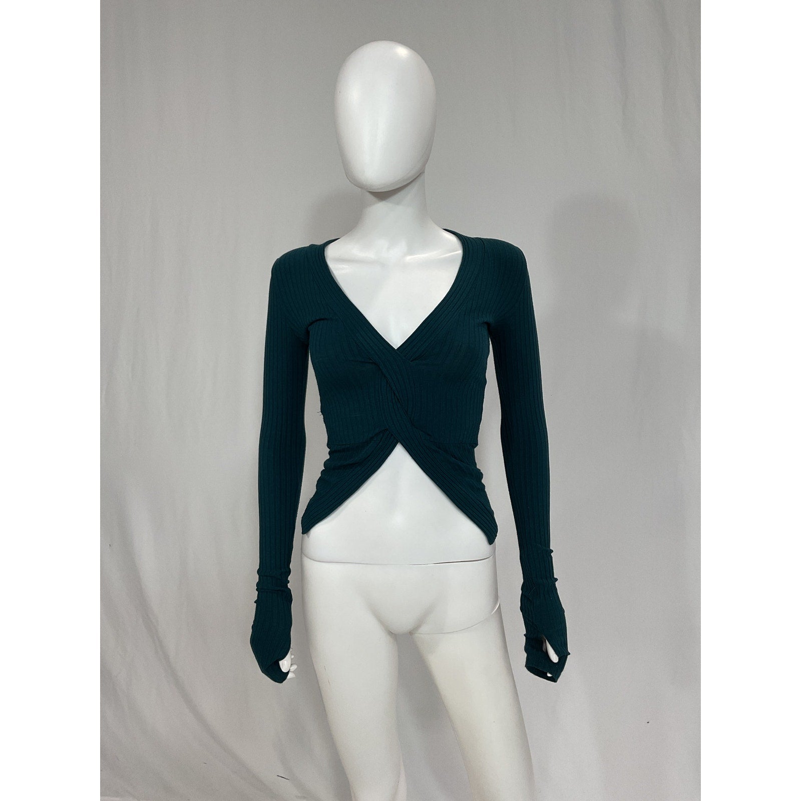 Alix Nyc 'Inez' Green Top Size XS