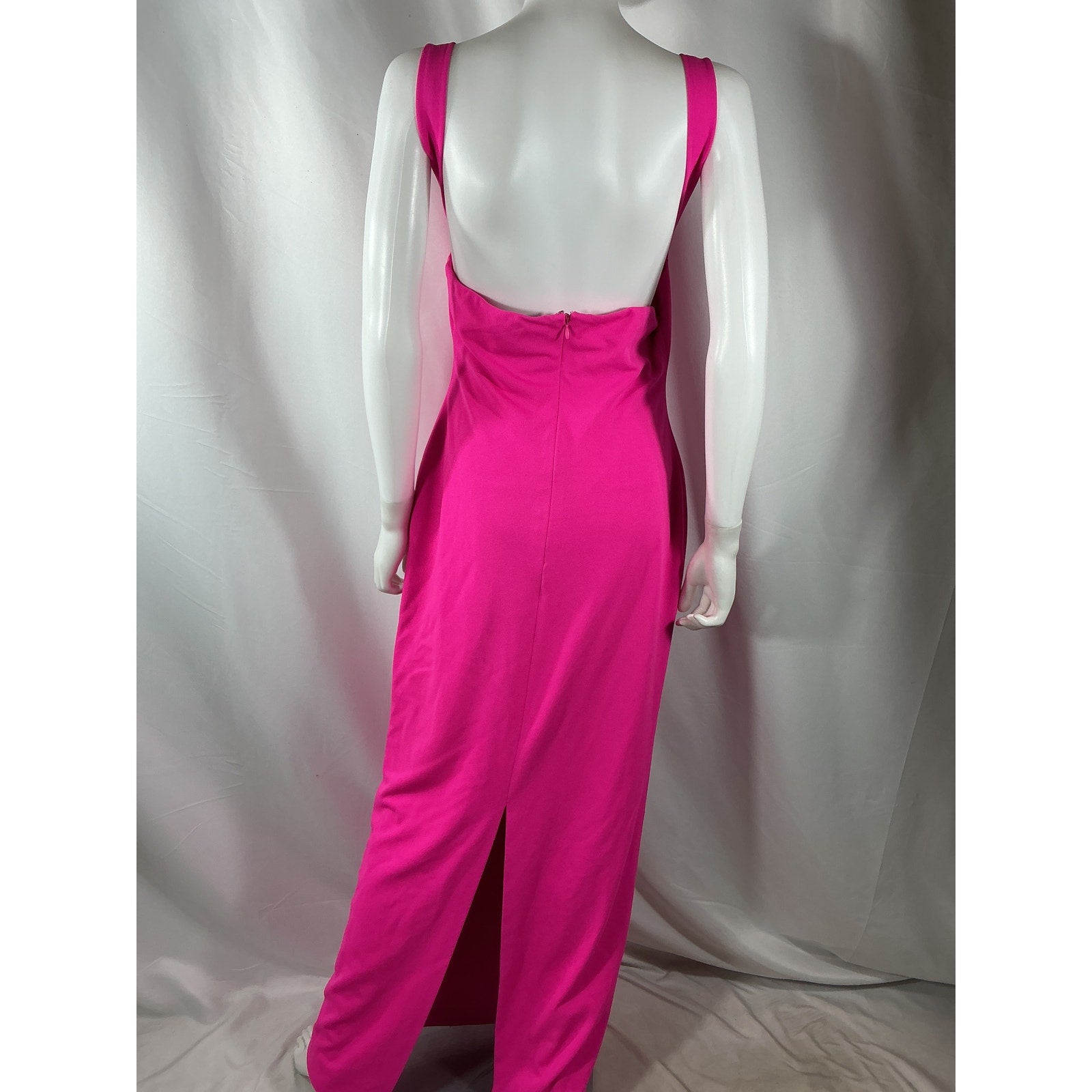 Solace London 'Joni' Pink Polyester Maxi Dress Size 8
