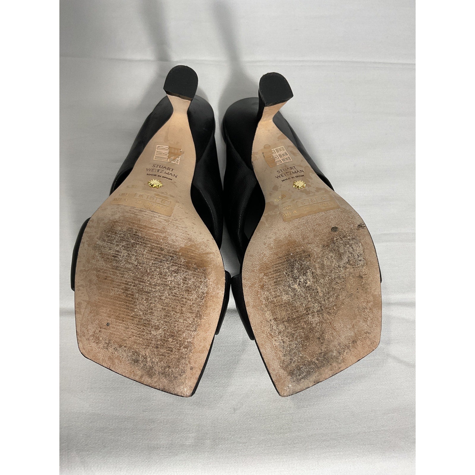 Stuart Weitzman 'Playa Knot' Square Toe Slide Sandals Size 5.5