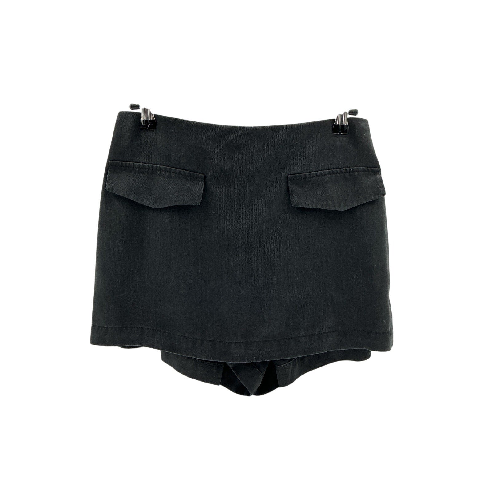 Reformation 'Imogen' Black Tencel Lyocell Skort Size 6