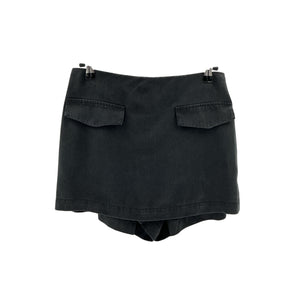 Reformation 'Imogen' Black Tencel Lyocell Skort Size 6